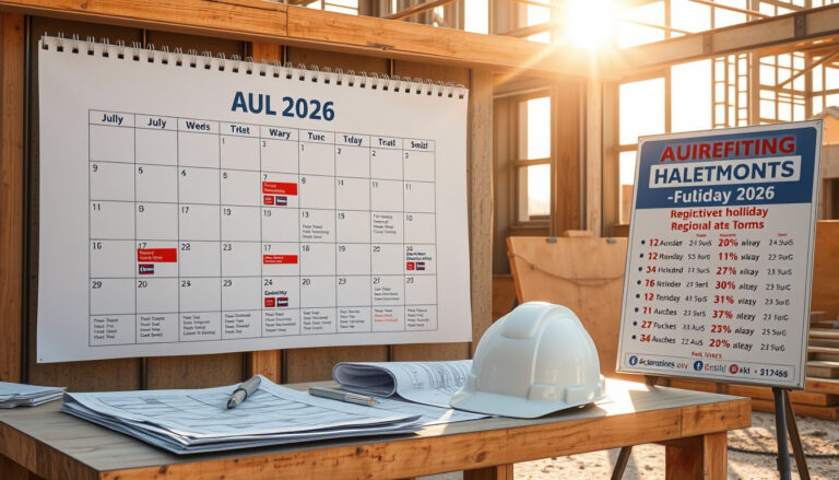 Bouwvak 2026: data per regio en weeknummers