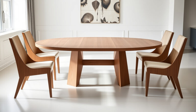 Ovale tafel 8 personen: ideale afmetingen, trends & tips [2026]